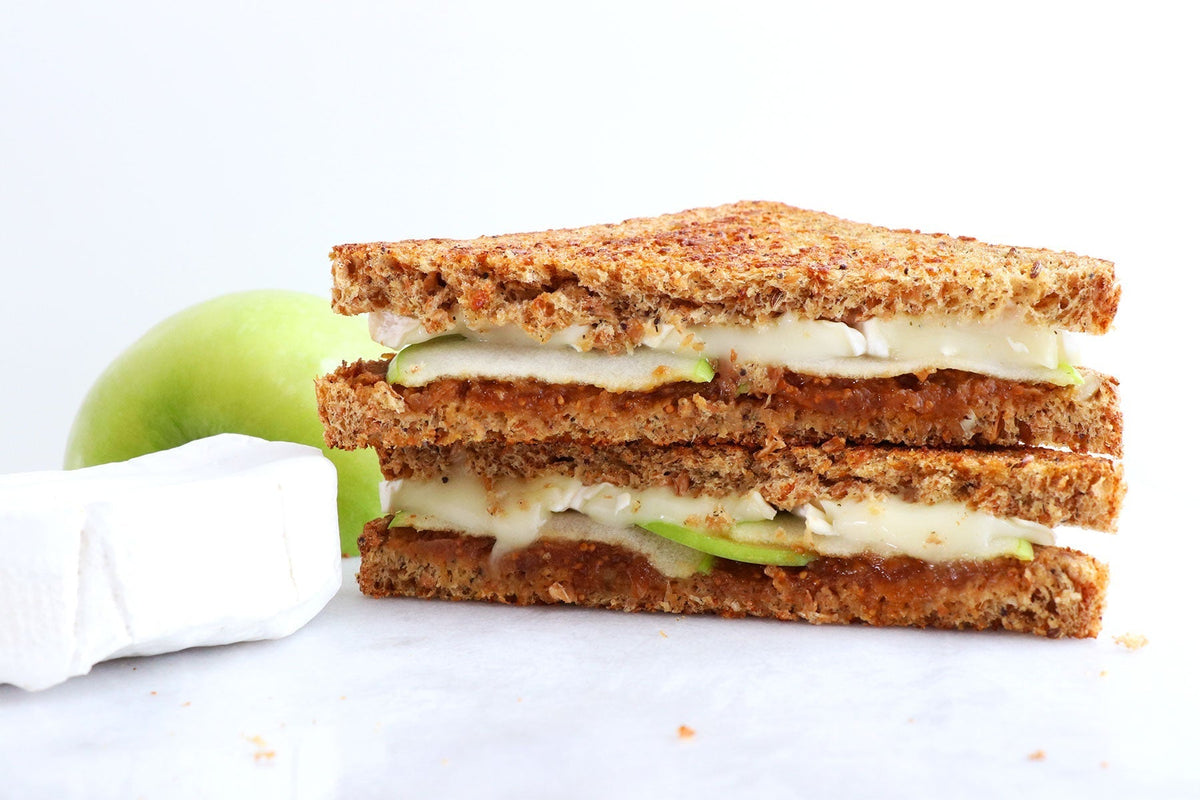 Apple & Fig Butter Grilled Brie