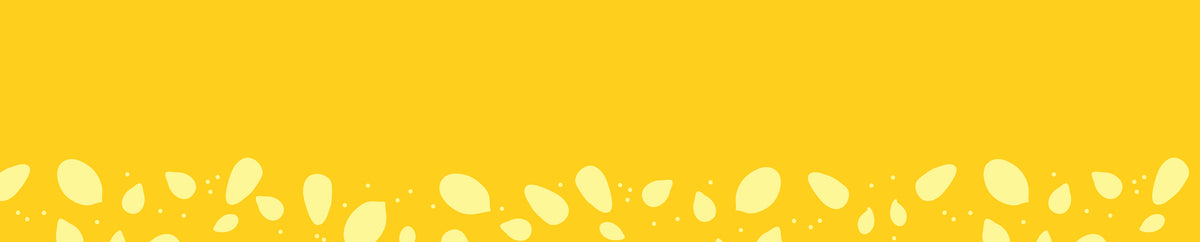 Yellow background with light yellow seed pattern