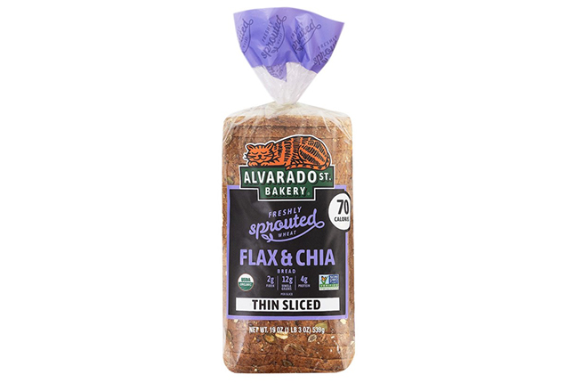 Thin-Sliced Sprouted Wheat Flax & Chia Bread