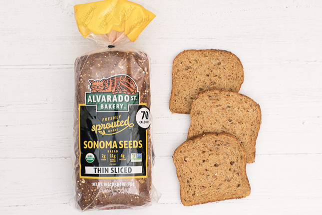 Thin-Sliced Sprouted Wheat Sonoma Seeds Bread