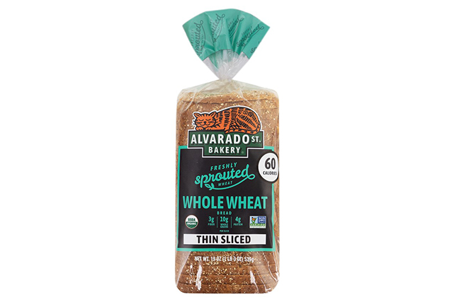 Thin-Sliced Sprouted Whole Wheat Bread